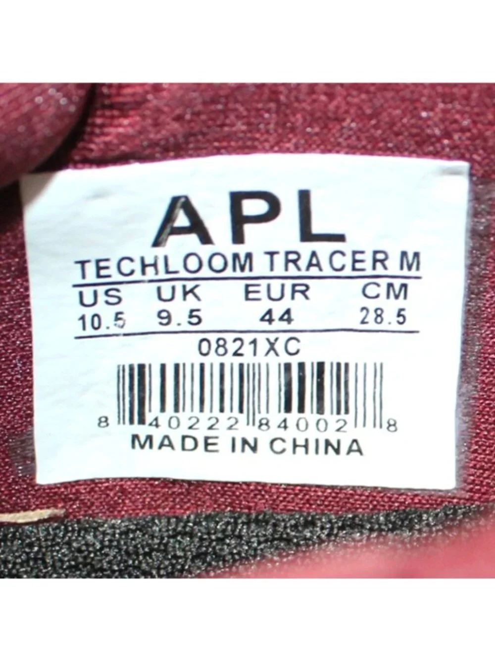 APL Athletic Propulsion Labs Men's Techloom Tracer Burgundy Beach Speckle 10.5